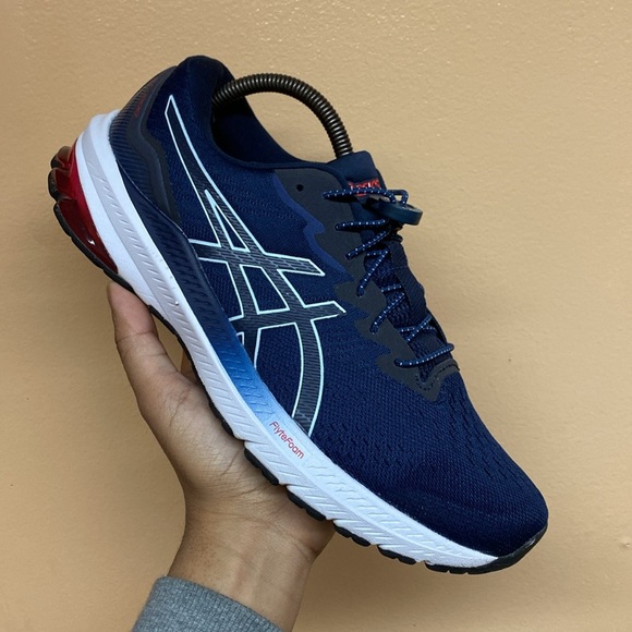ASICS GT-1000 11 Running Sneakers “Navy Red White” - Picture 8 of 17